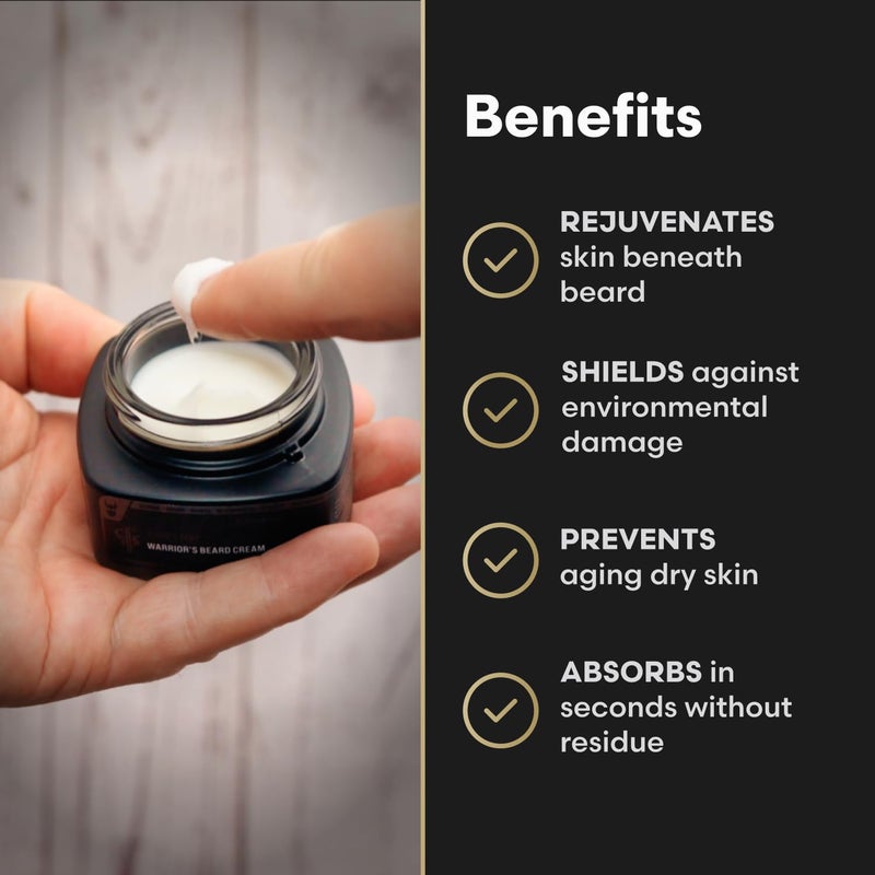 ذا بيرد سترجل كريم اللحية للرجال من بيرد سترغل - زبدة اللحية سورتس فيوري، مرطب ومنعم للرجال - تخفيف الحكة، ترطيب بزيت الأفوكادو والجوجوبا - كريم لنمو اللحية والشارب والشعر، 50 غرام - Image 3